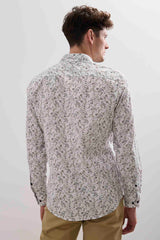 Fitted paisley shirt