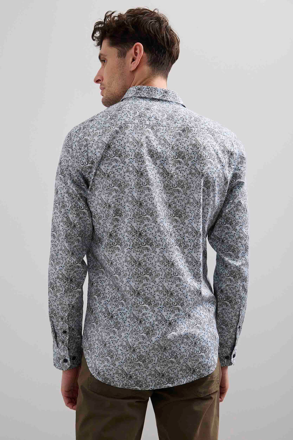 Chemise ajustée a imprimés