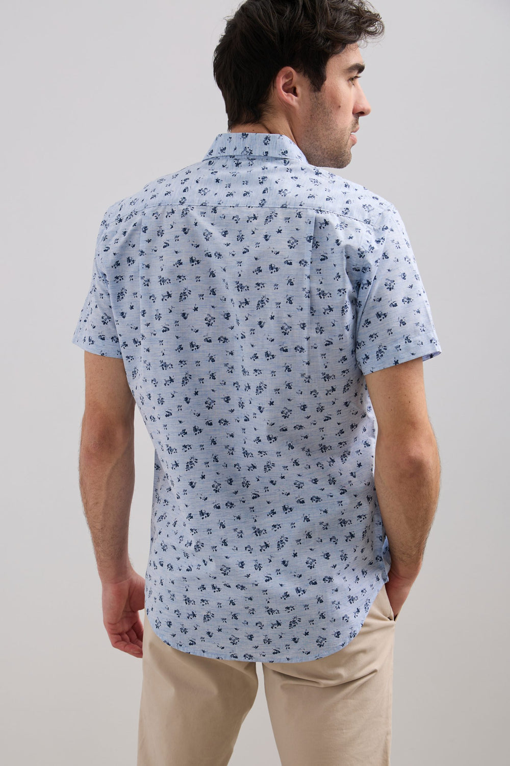 Chemise ajustée à motif