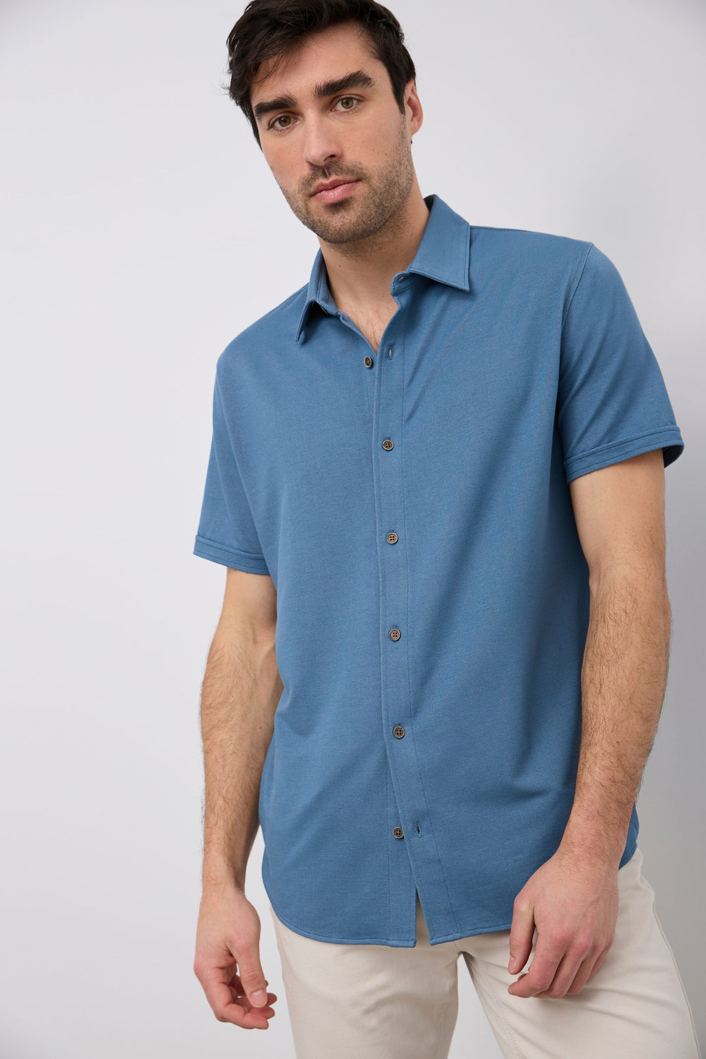Chemise jersey à manches courtes