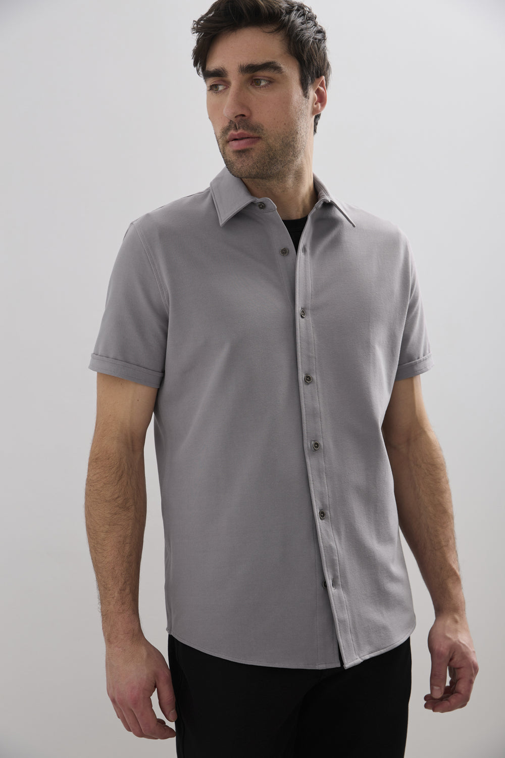 Chemise jersey à manches courtes