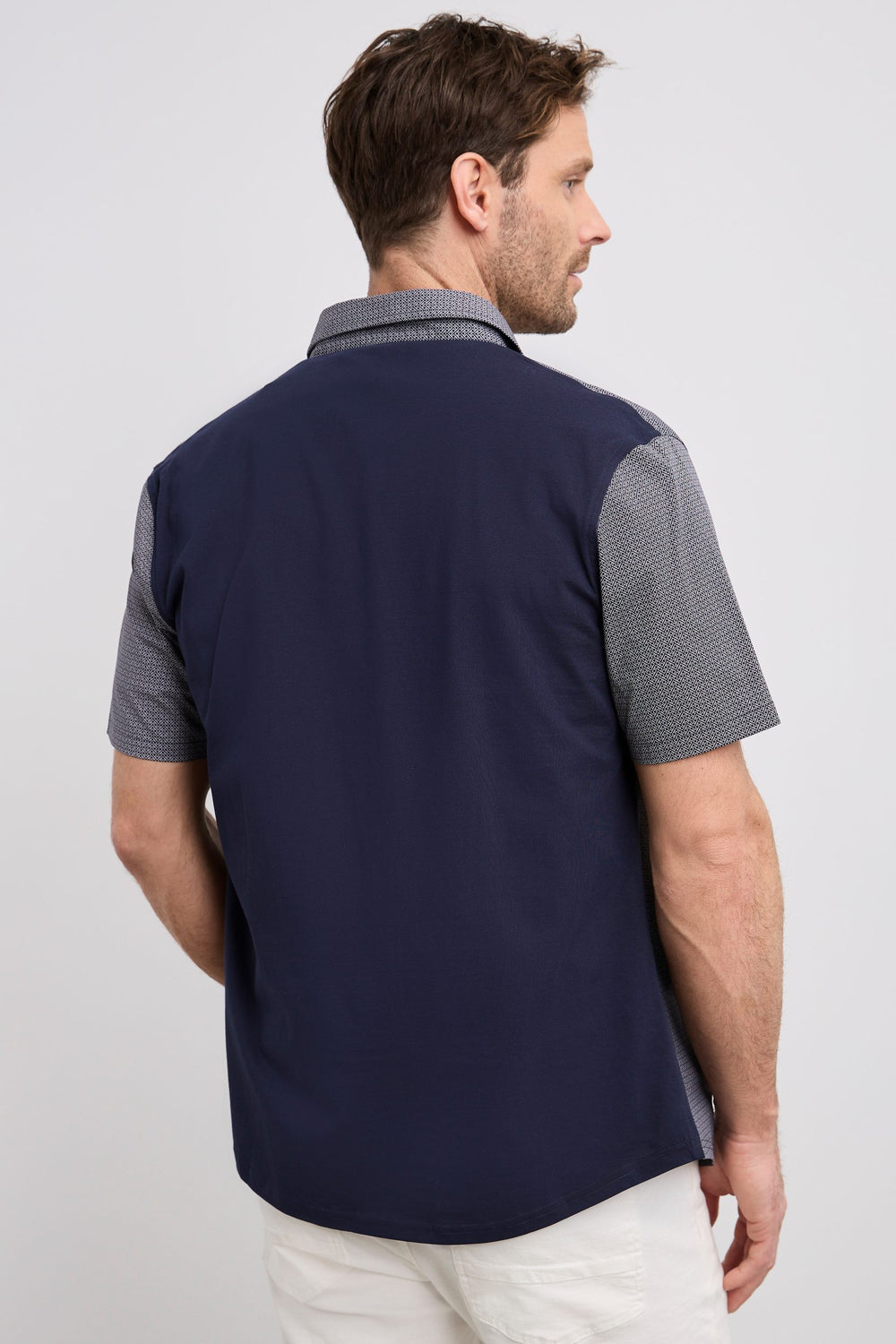 Chemise imprimée dos jersey