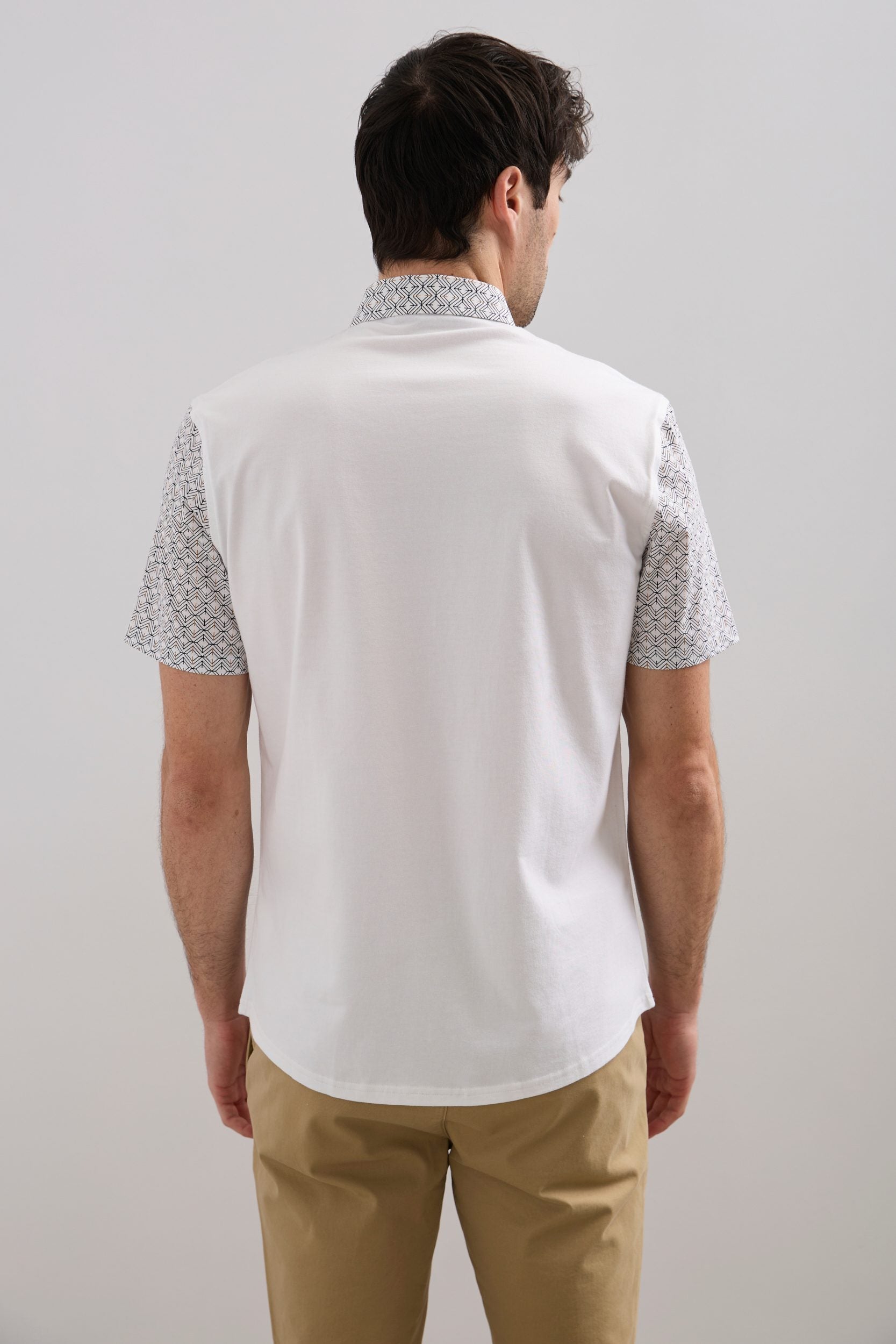 Chemise dos jersey géo