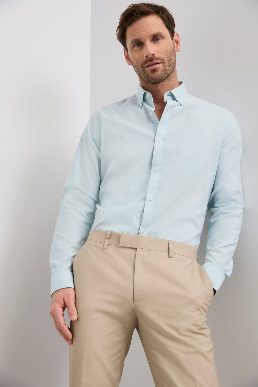 Chemise oxford semi-ajustée