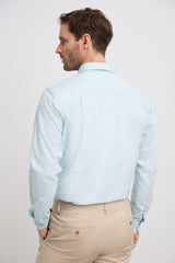 Semi-fitted oxford shirt