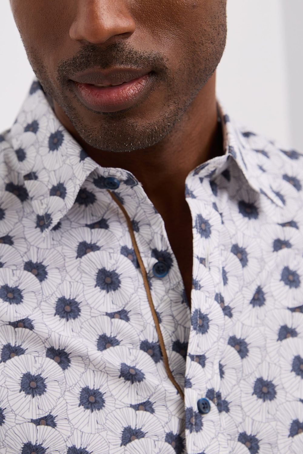 Chemise à imprimé ajustée