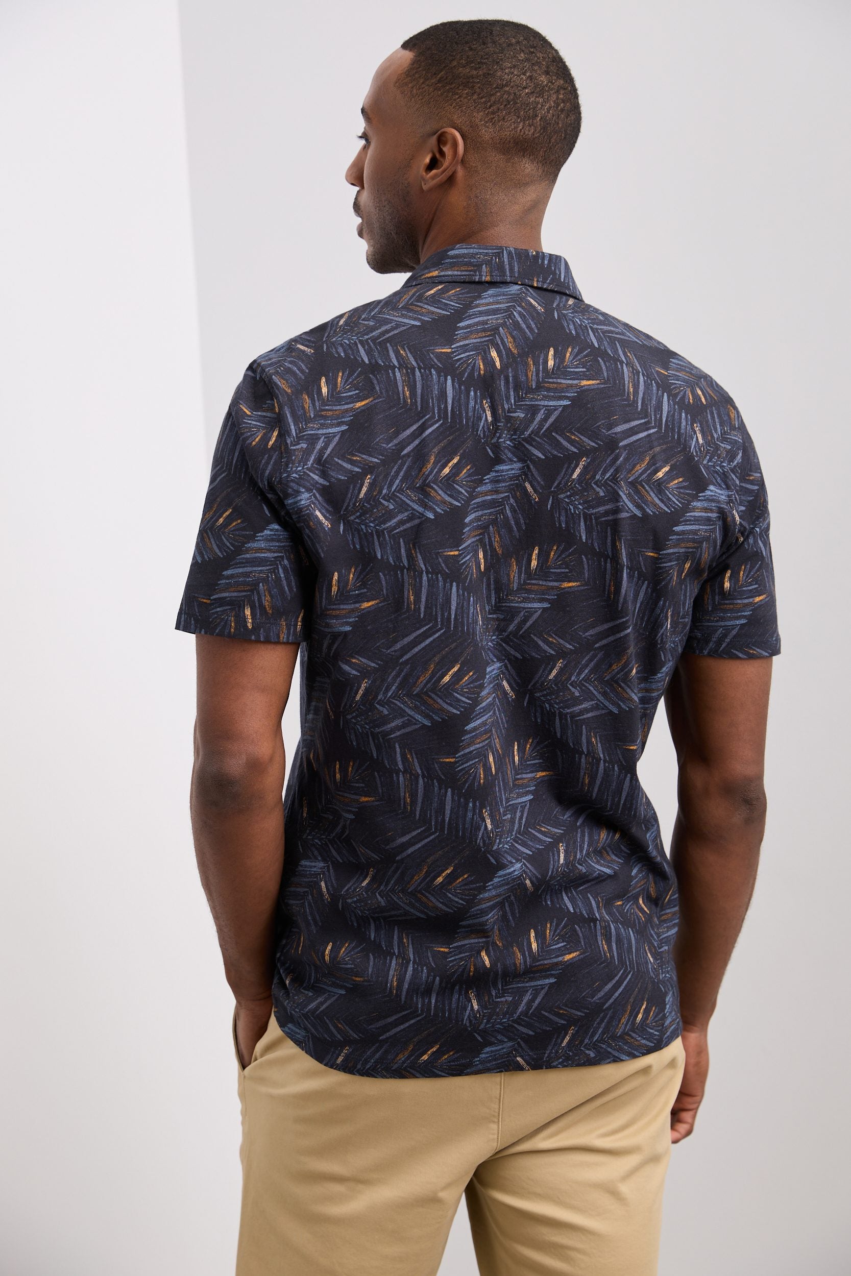 Chemise en jersey imprimée