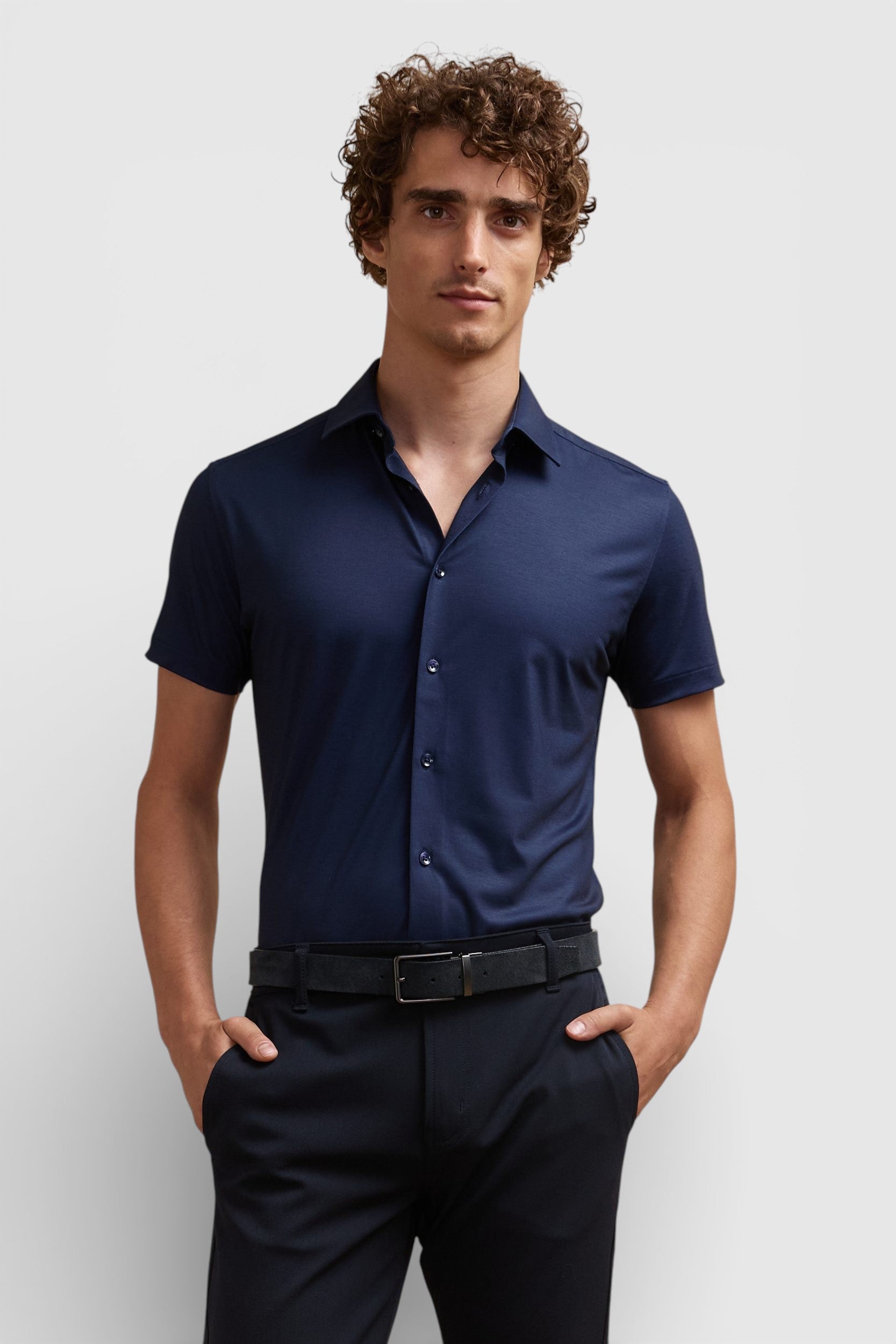 Chemise extra-ajustée en jersey