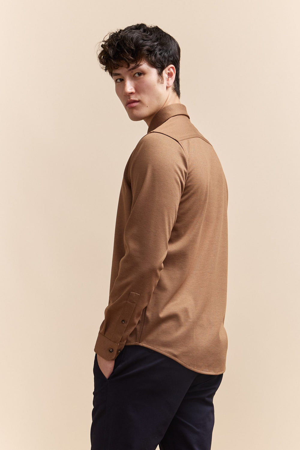 Chemise jersey manches longues