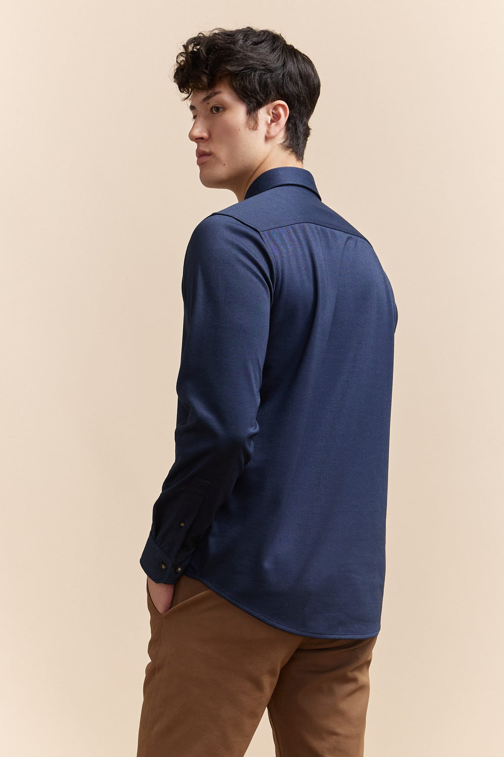 Chemise jersey manches longues