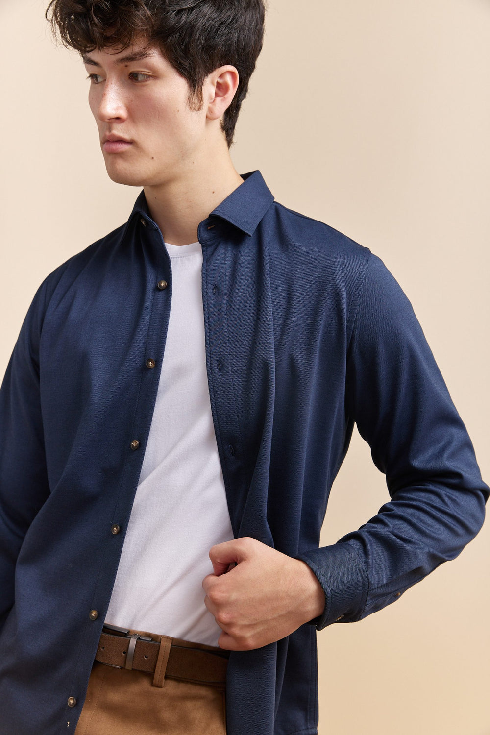 Chemise jersey manches longues