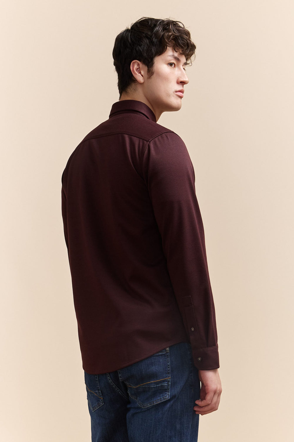 Chemise jersey manches longues