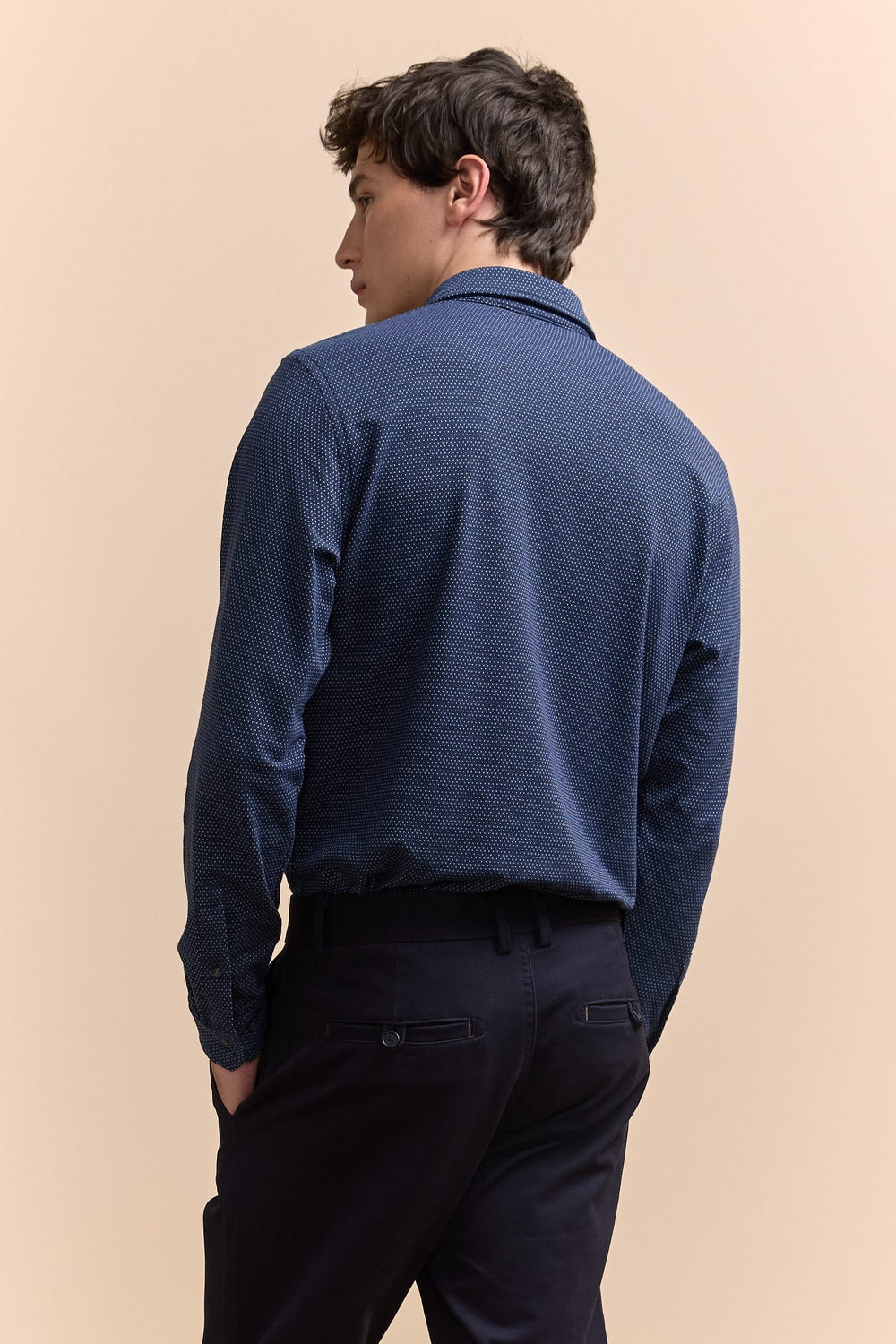 Chemise de jersey deux tons