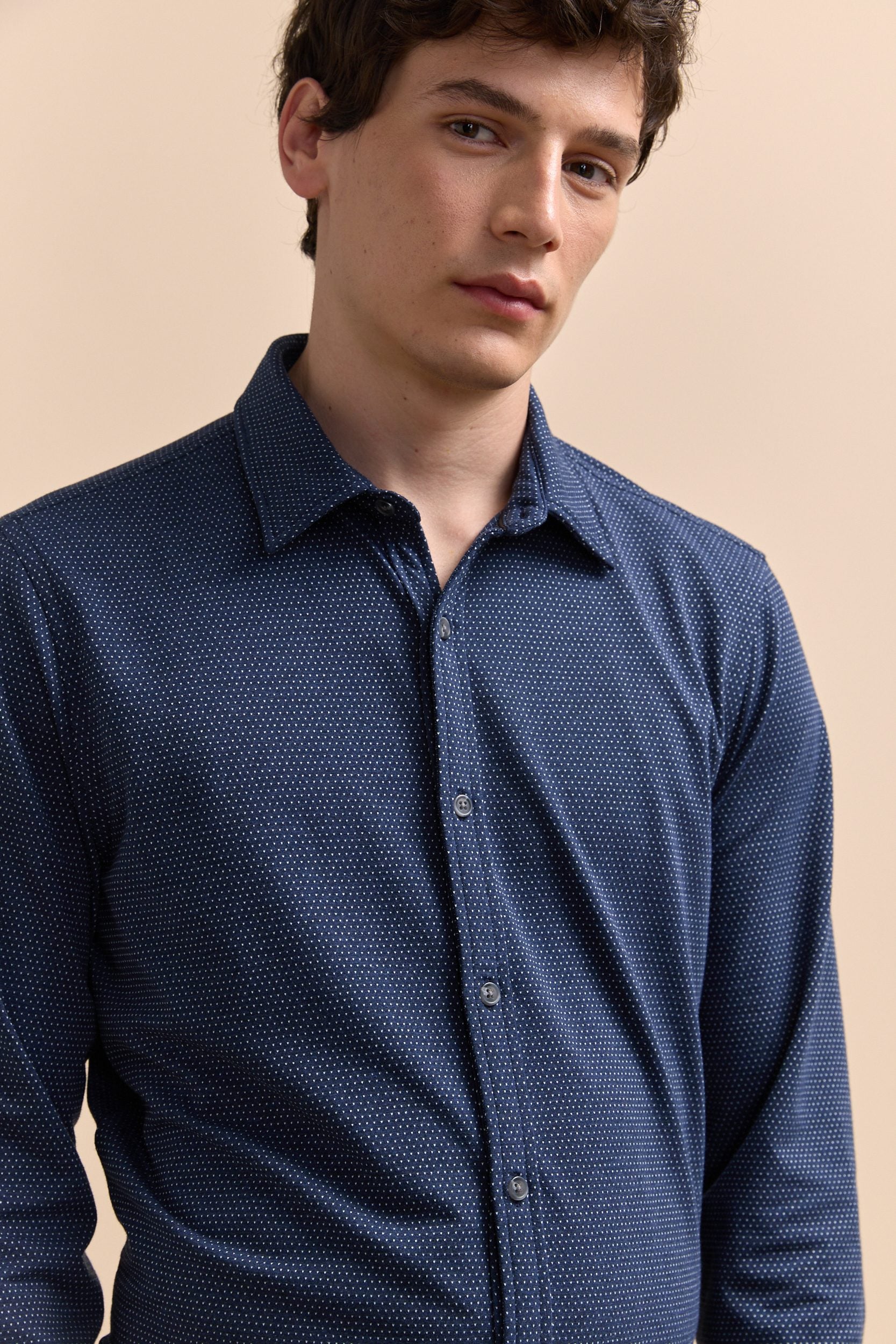 Chemise de jersey deux tons