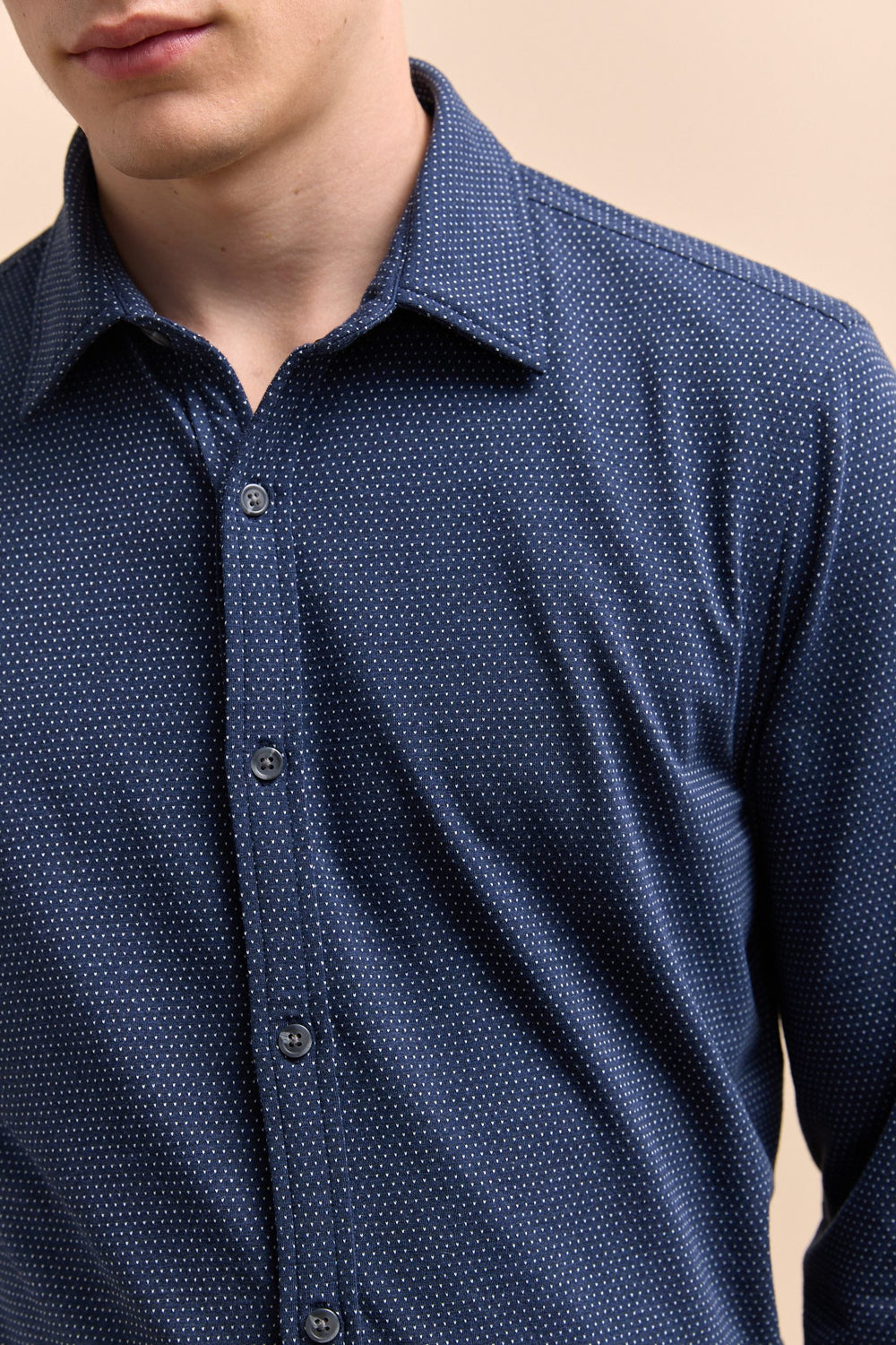 Chemise de jersey deux tons