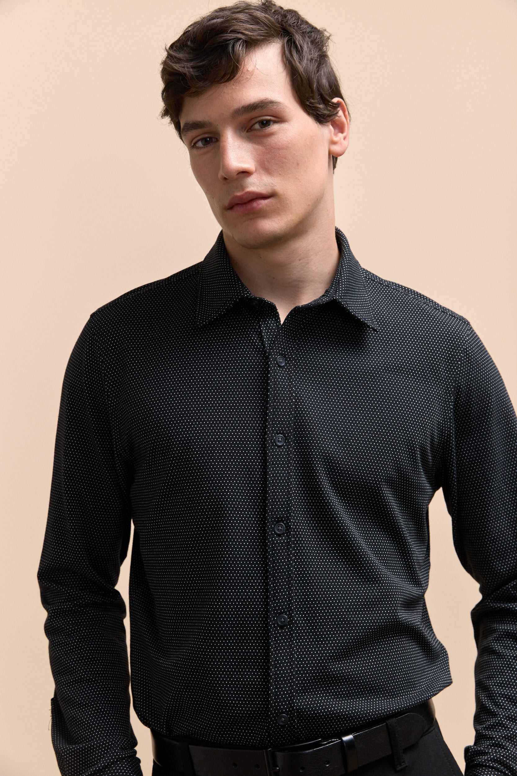 Chemise de jersey deux tons