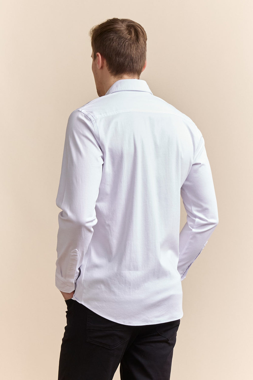 Chemise Extra-ajustée en jersey coton mercerisé