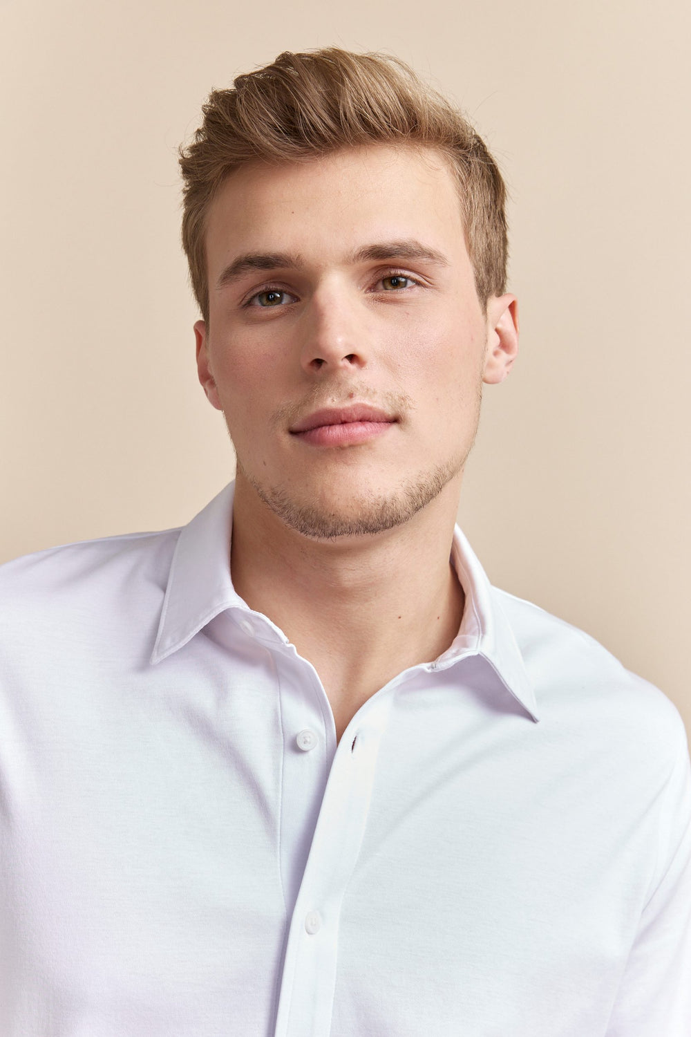 Chemise Extra-ajustée en jersey coton mercerisé