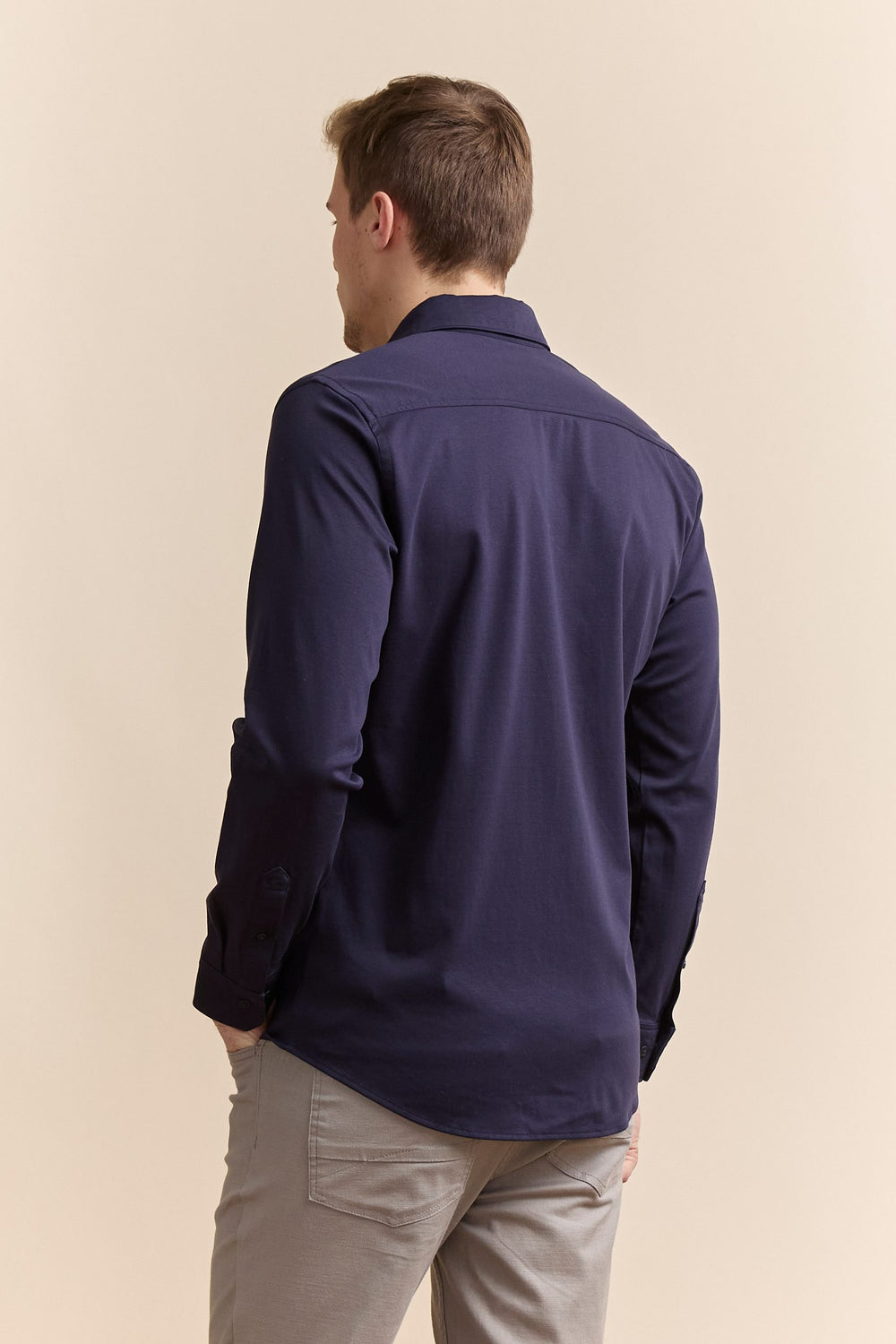 Chemise Extra-ajustée en jersey coton mercerisé