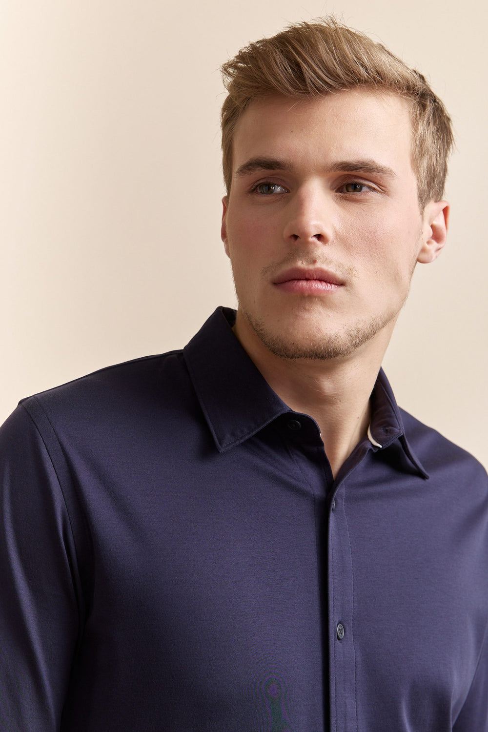 Chemise Extra-ajustée en jersey coton mercerisé