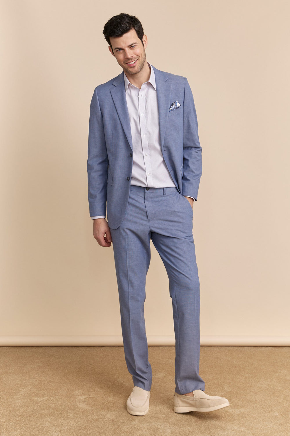 Chemise micro carreaux sans repassage