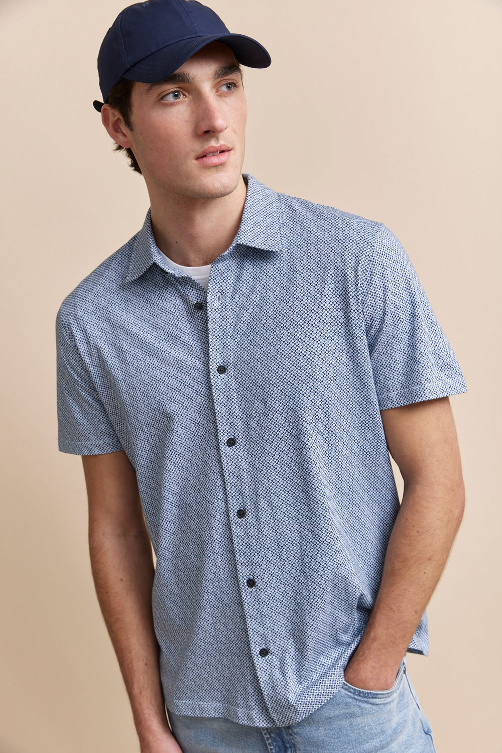 Chemise en jersey avec imprimés