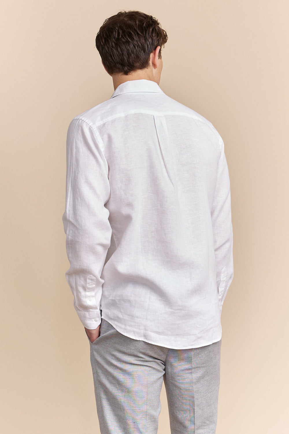 Chemise semi-ajustée en lin