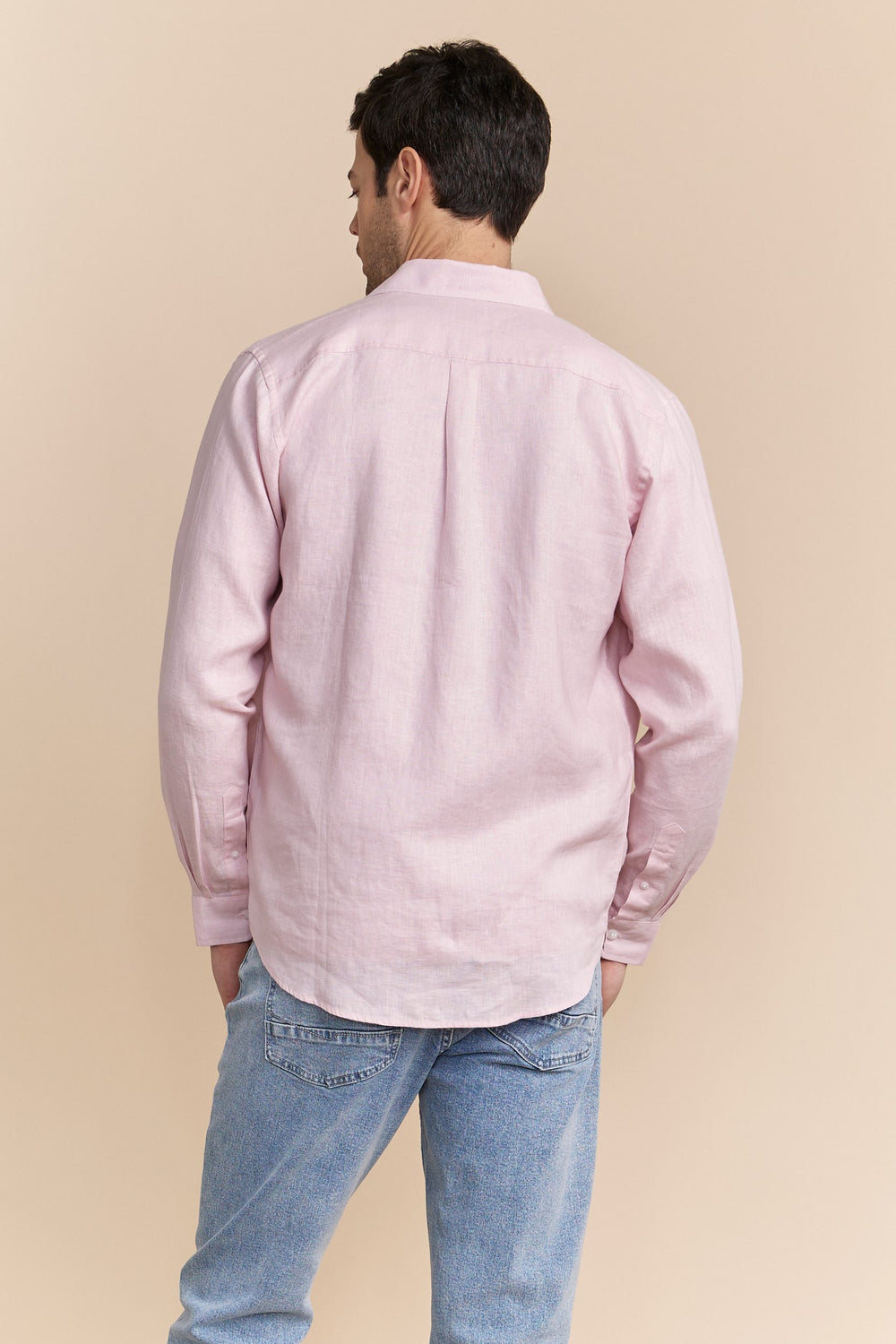 Chemise semi-ajustée en lin