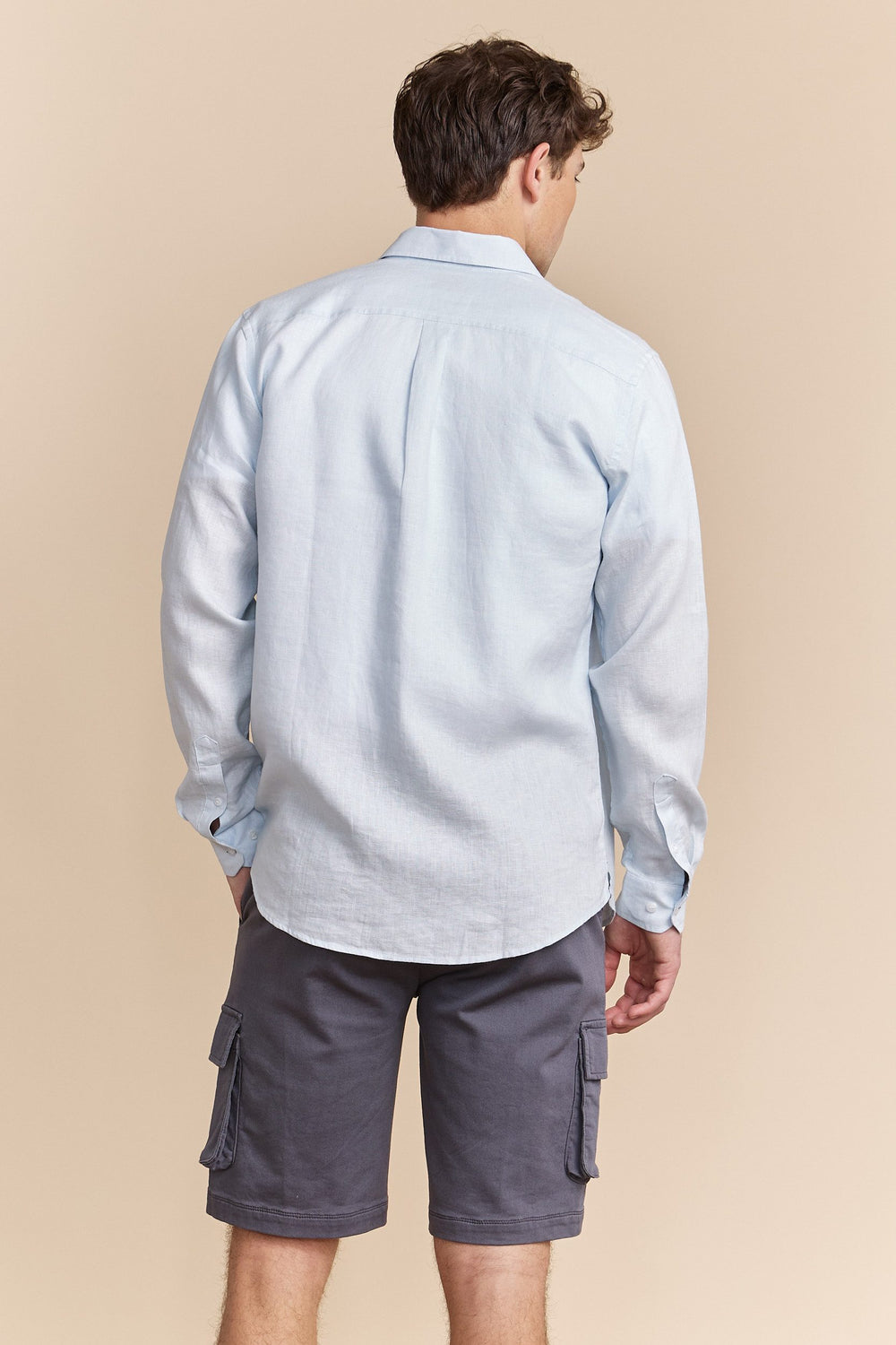 Chemise semi-ajustée en lin