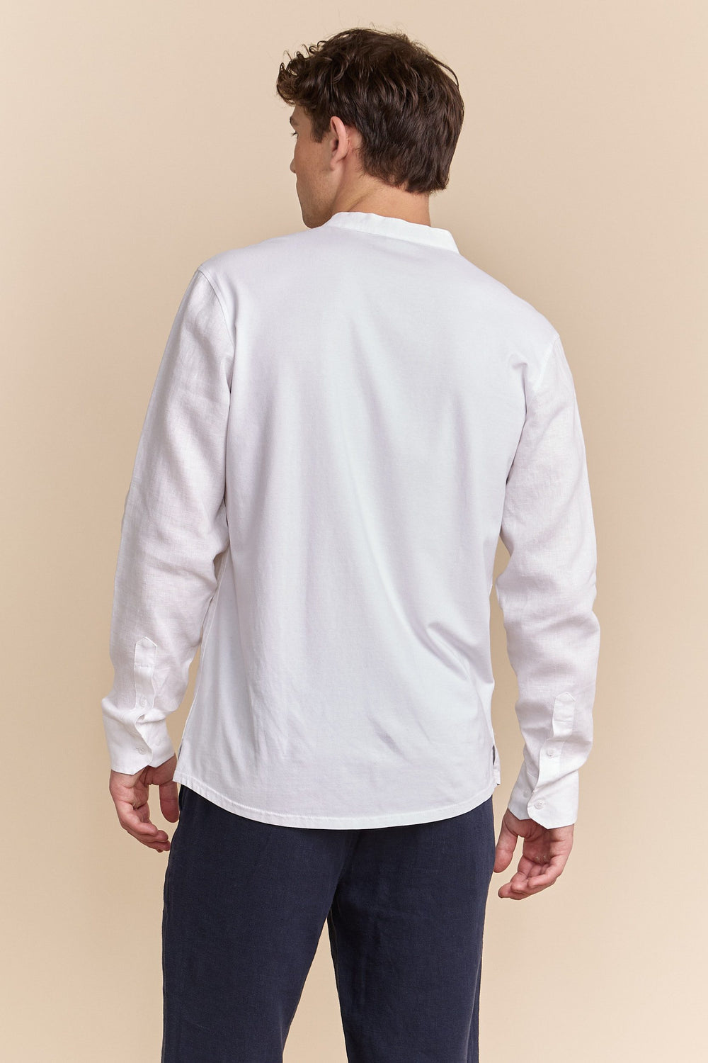 Mao collar shirt