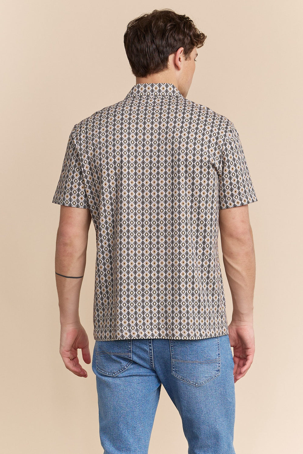 Vintage print jersey shirt