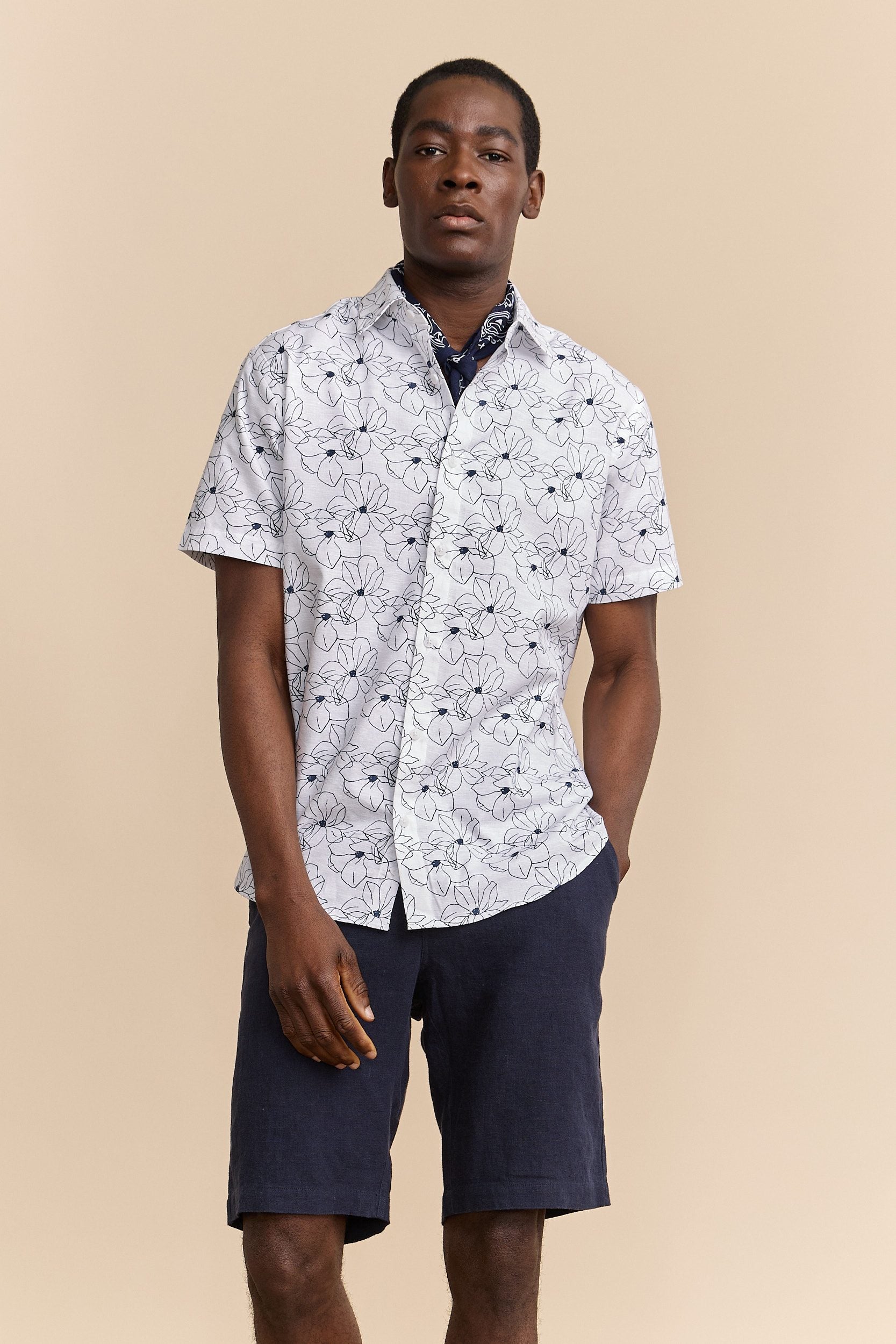 Floral print shirt