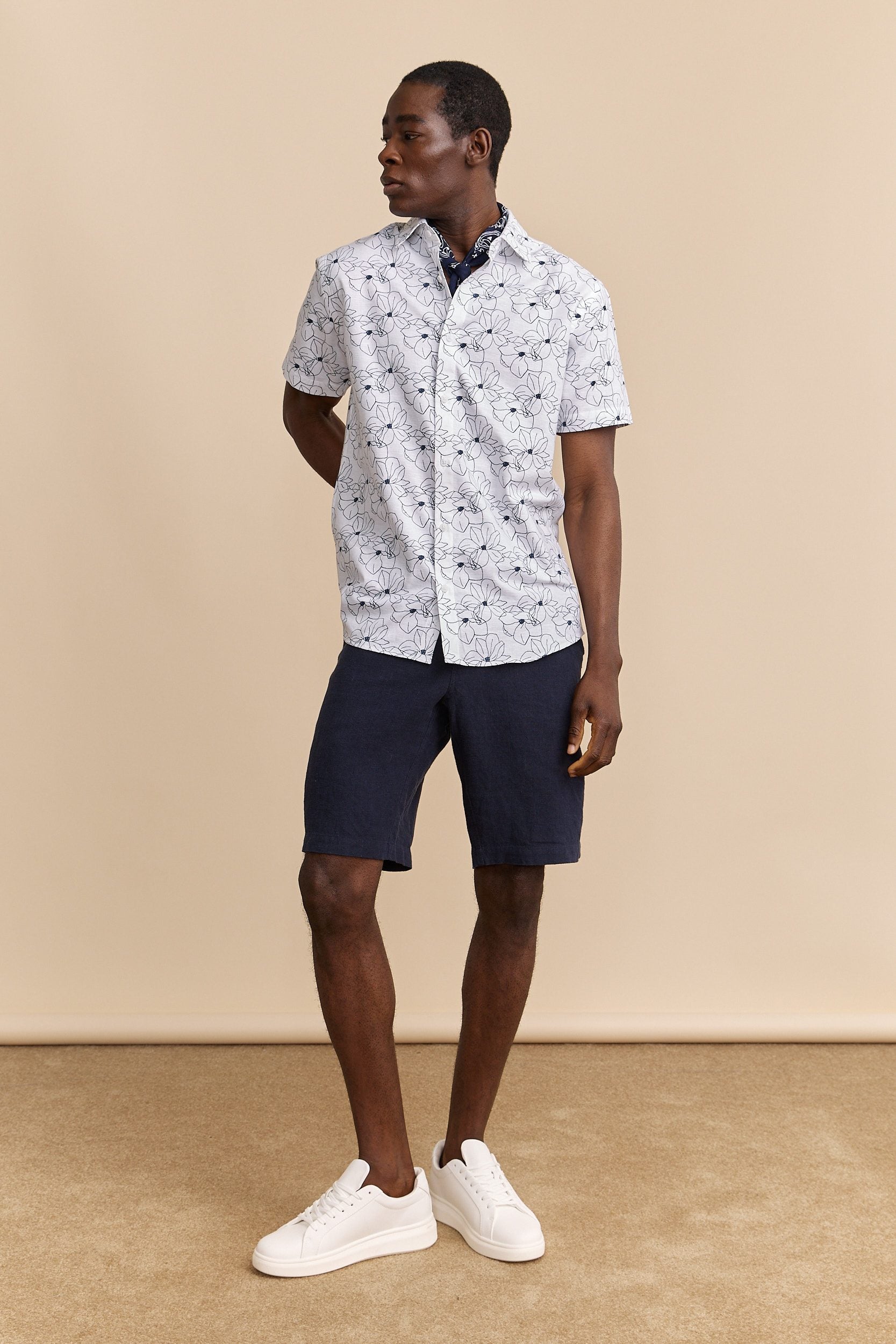 Floral print shirt