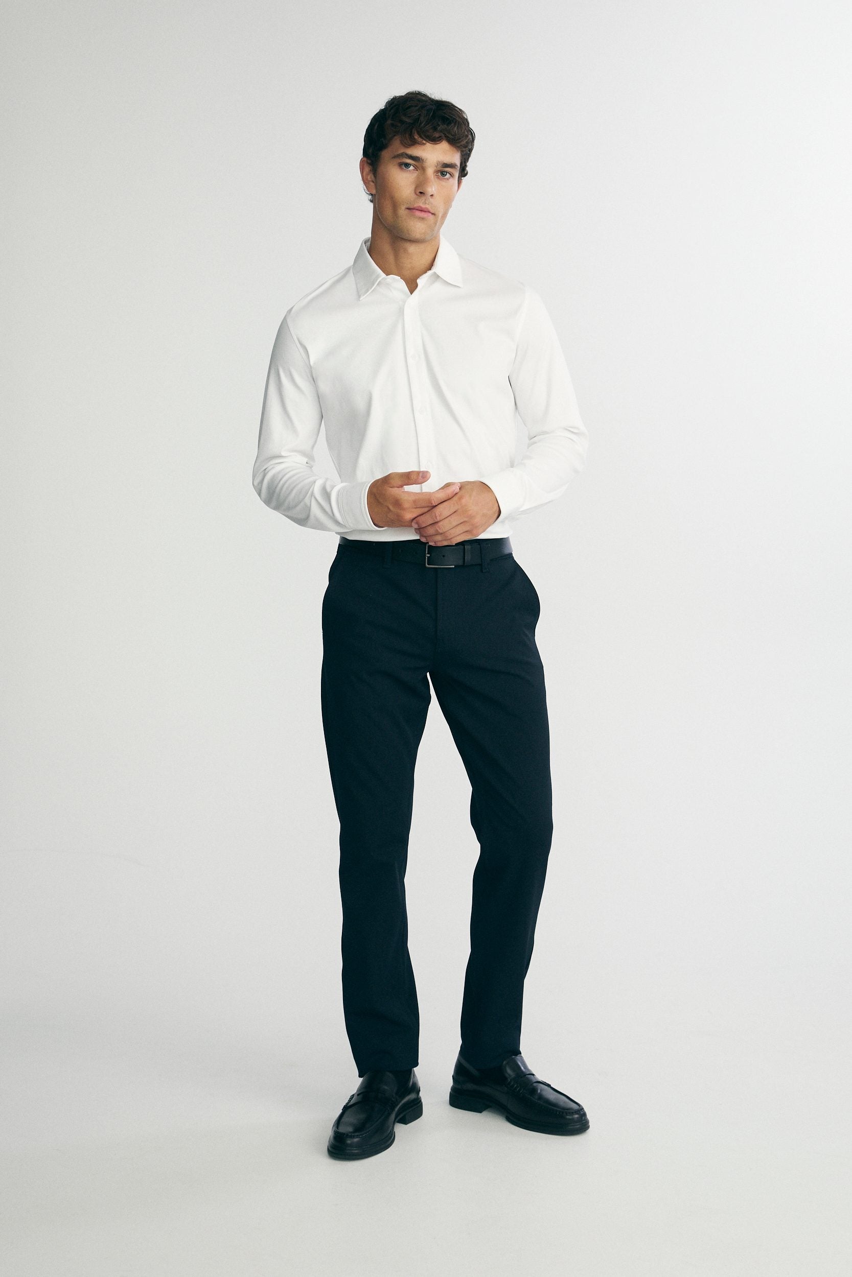 Chemise Extra-ajustée en jersey coton mercerisé