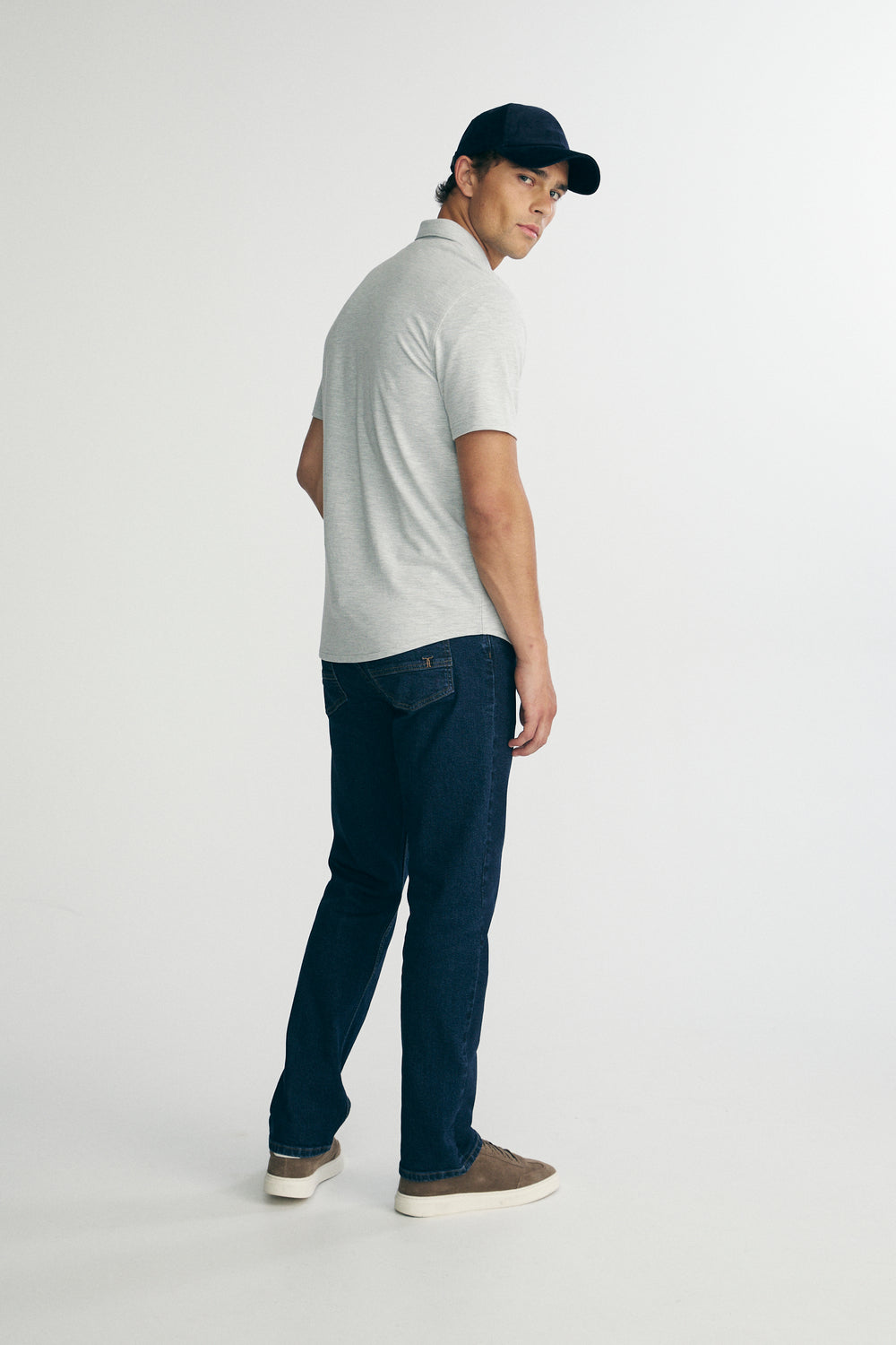 Chemise en piqué manches courtes