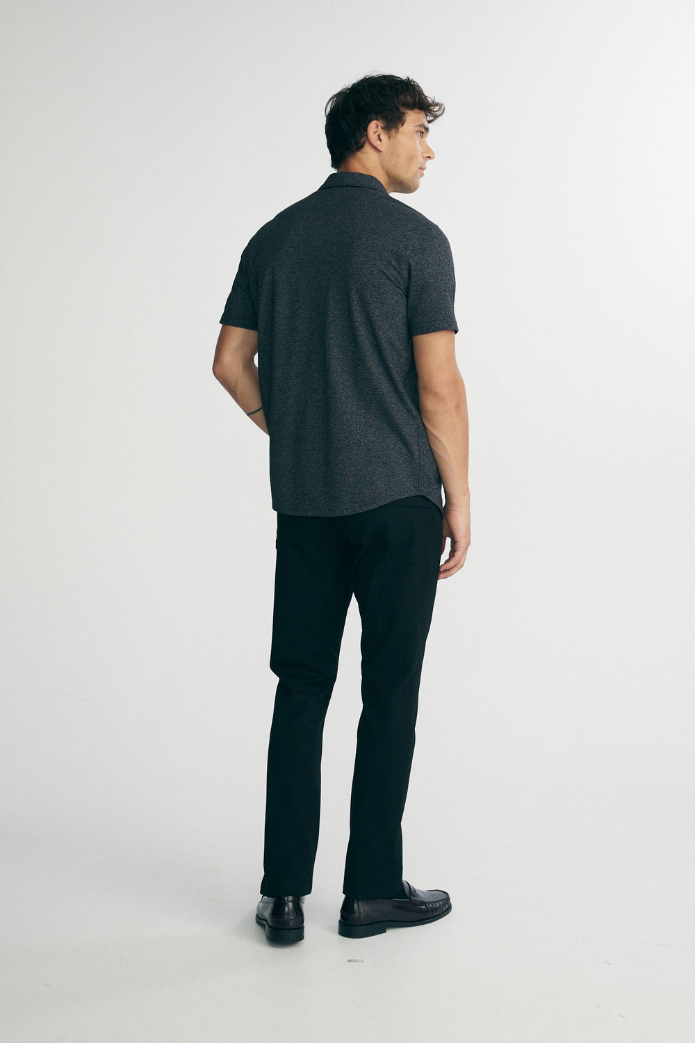Chemise en piqué manches courtes