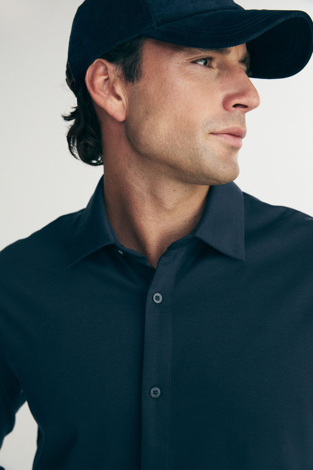Chemise en coton mercerisé