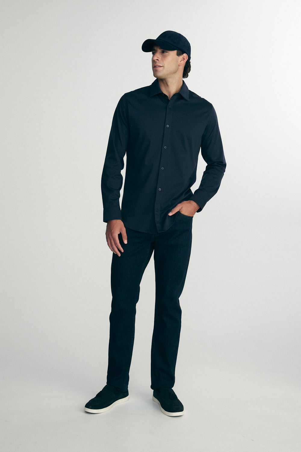 Chemise en coton mercerisé