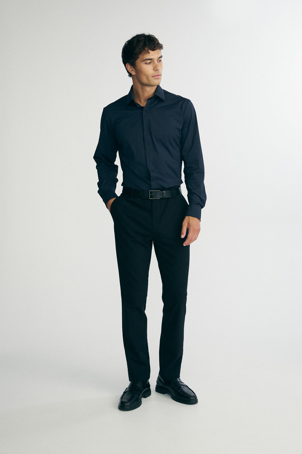 Chemise en jersey extensible