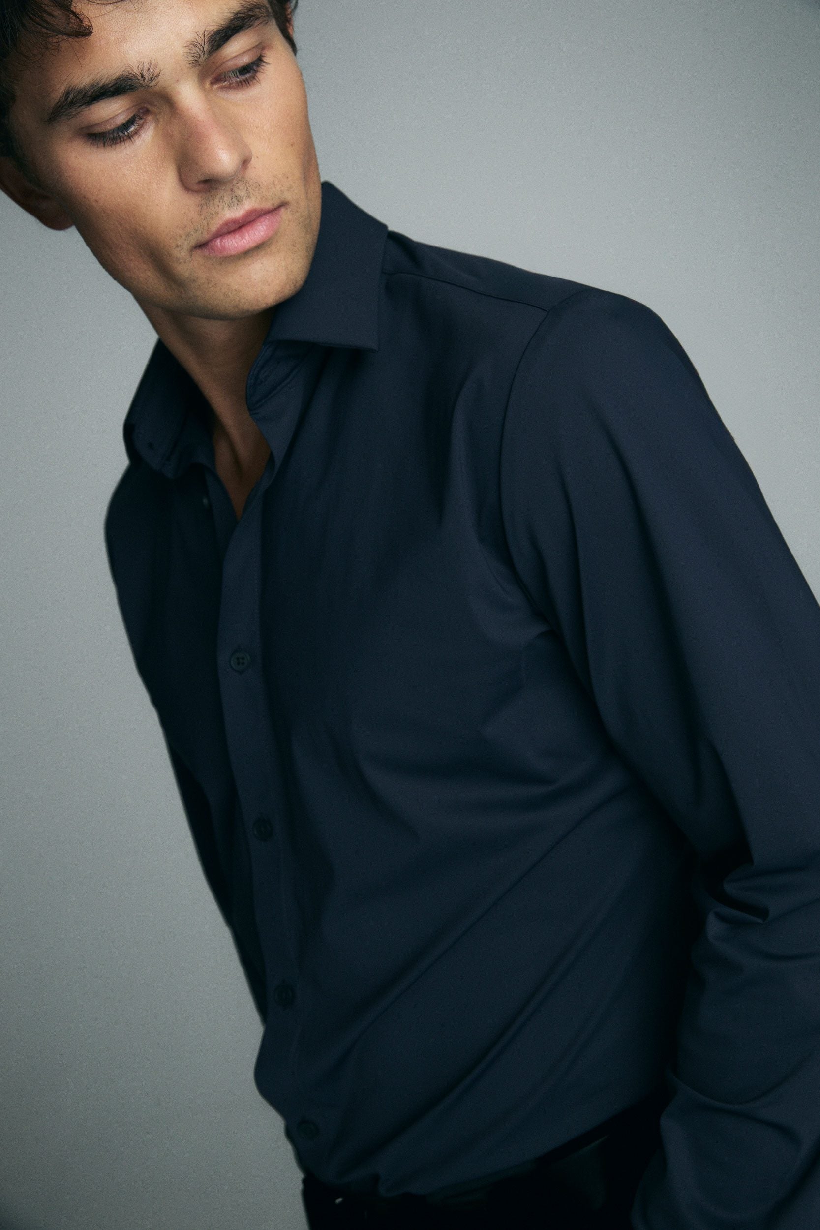 Chemise en jersey extensible