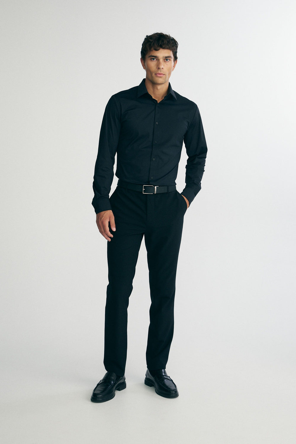 Chemise en jersey extensible