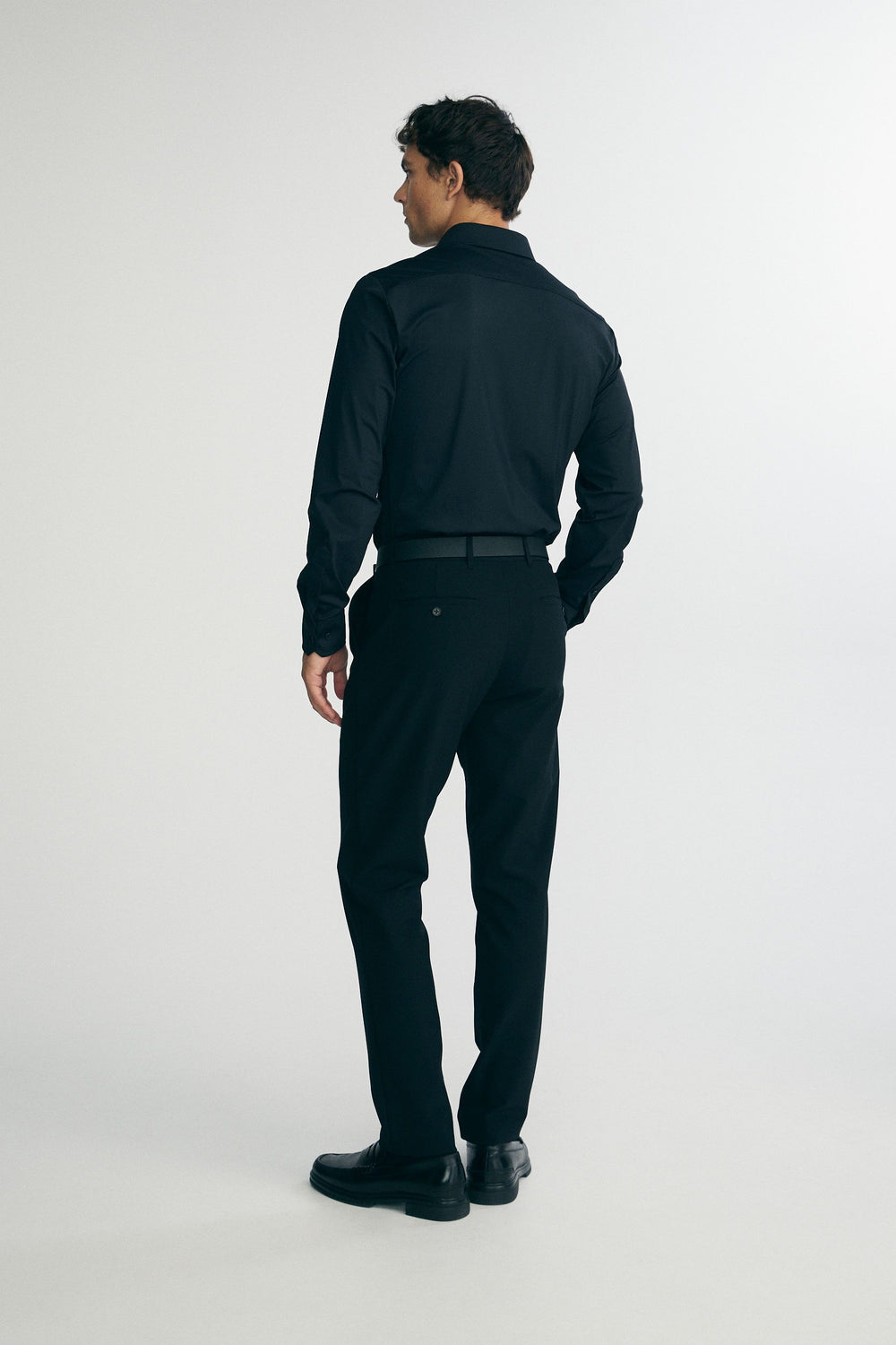 jersey dress shirt Light Grey Performance Knit Jersey Shirt