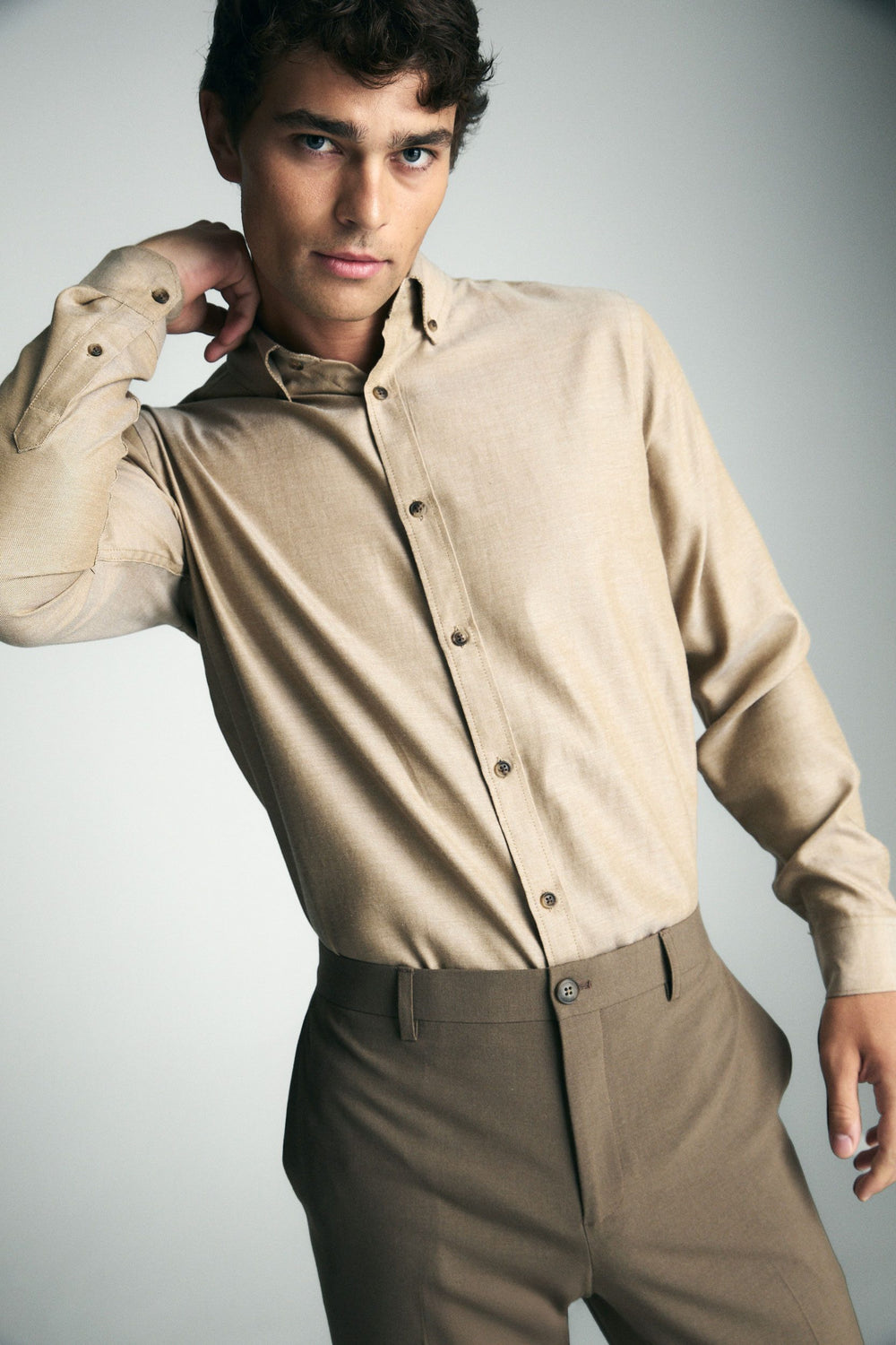 Chemise oxford semi-ajustée