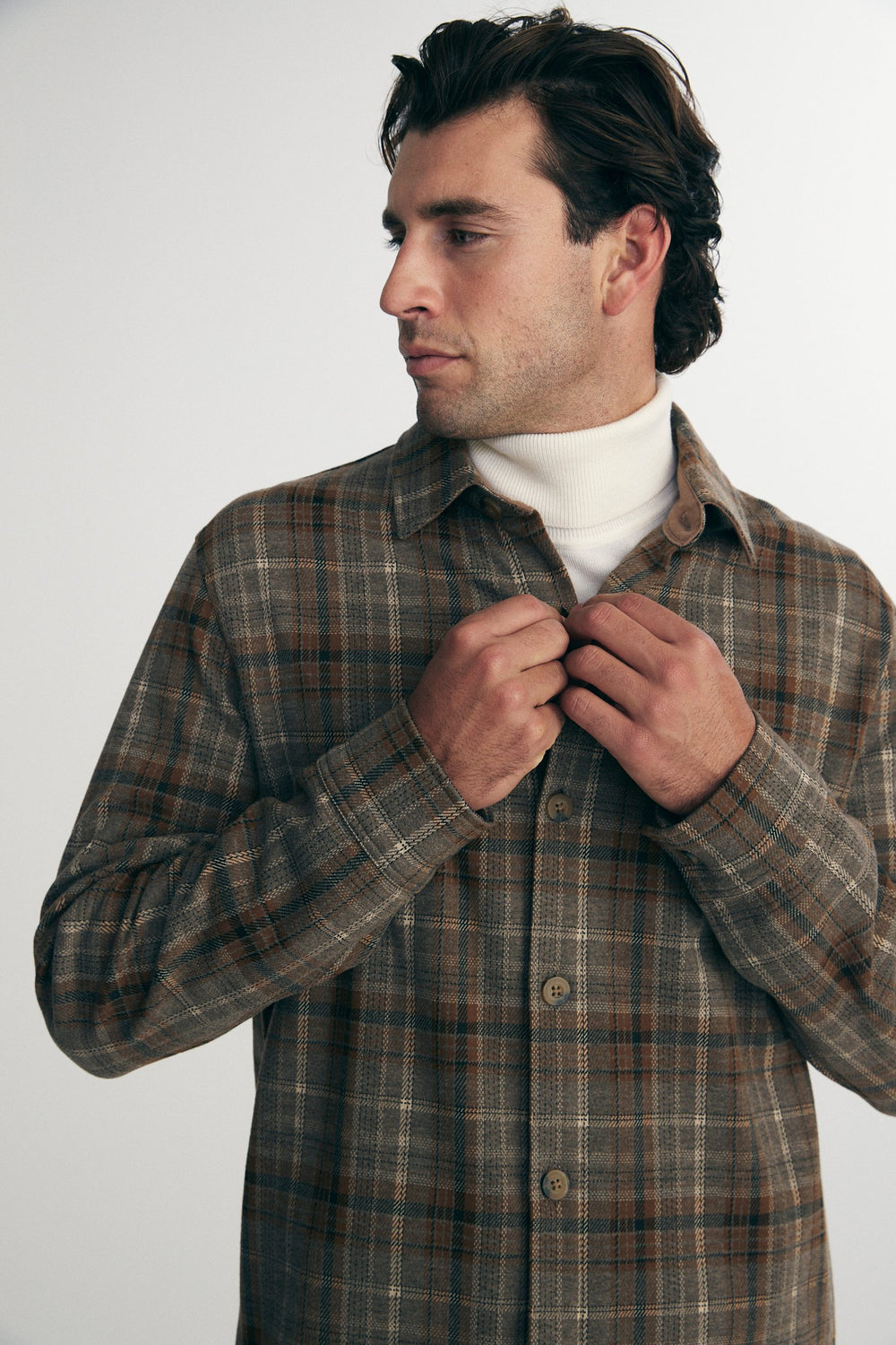 Plaid overshirt