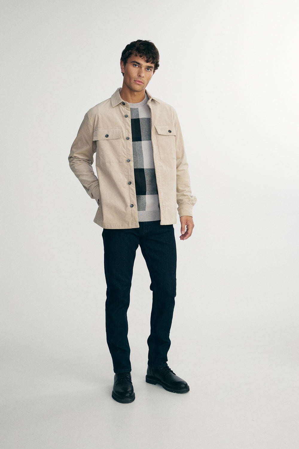 Corduroy overshirt