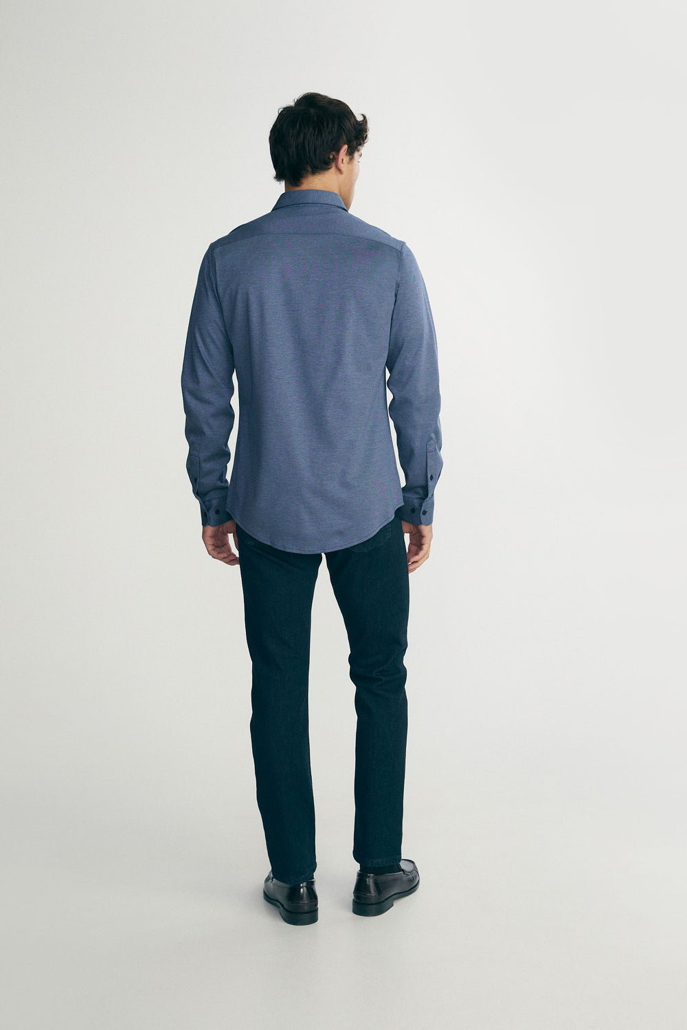 Extra-Fitted micro pattern shirt