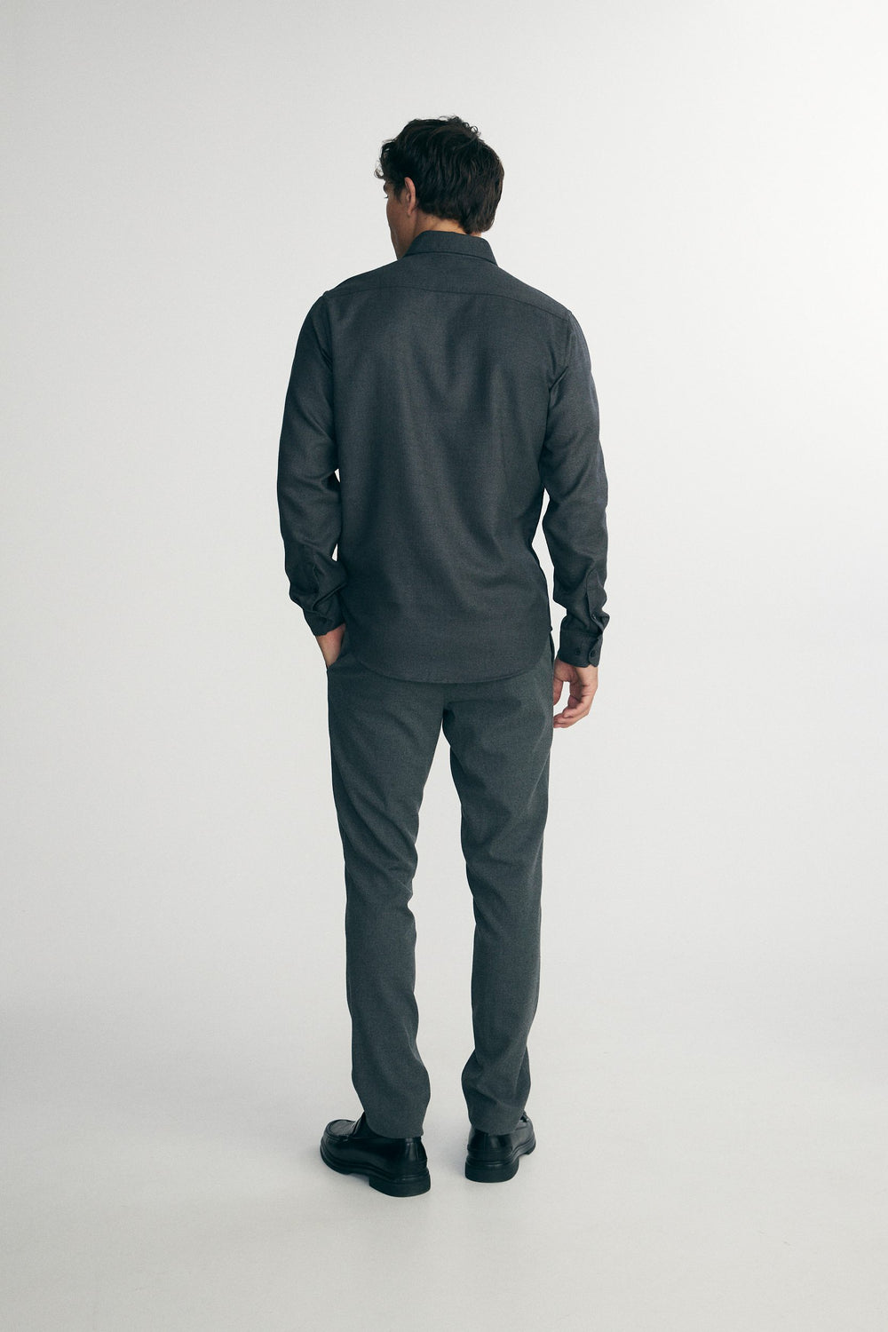 Flannel-effect shirt