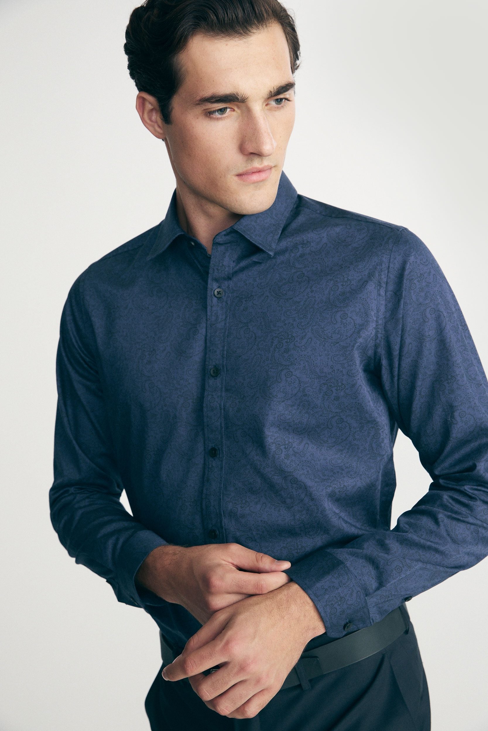 Chemise à micro imprimé