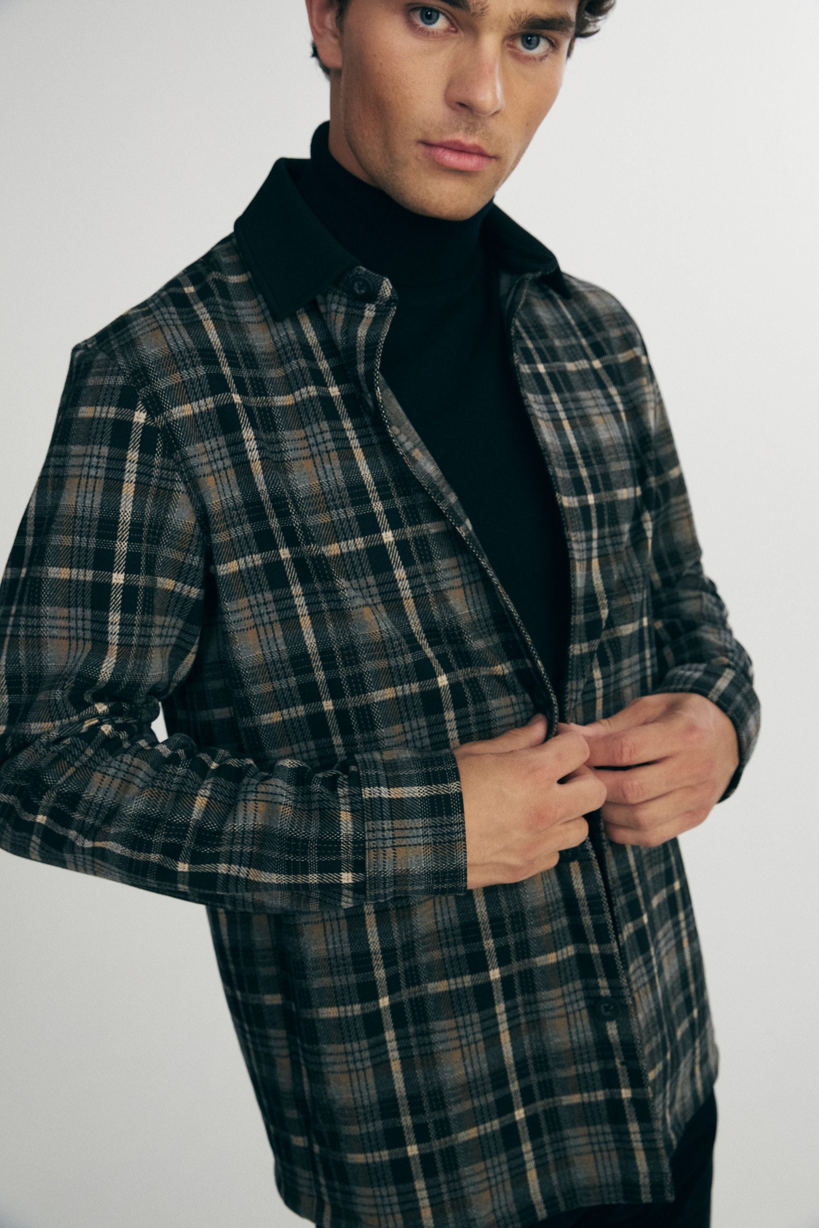 Plaid overshirt