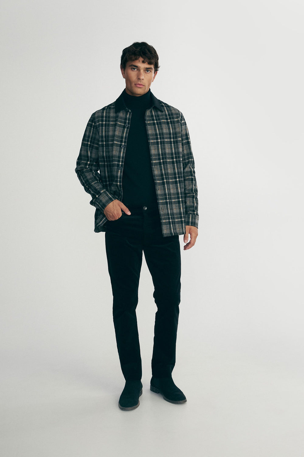 Plaid overshirt